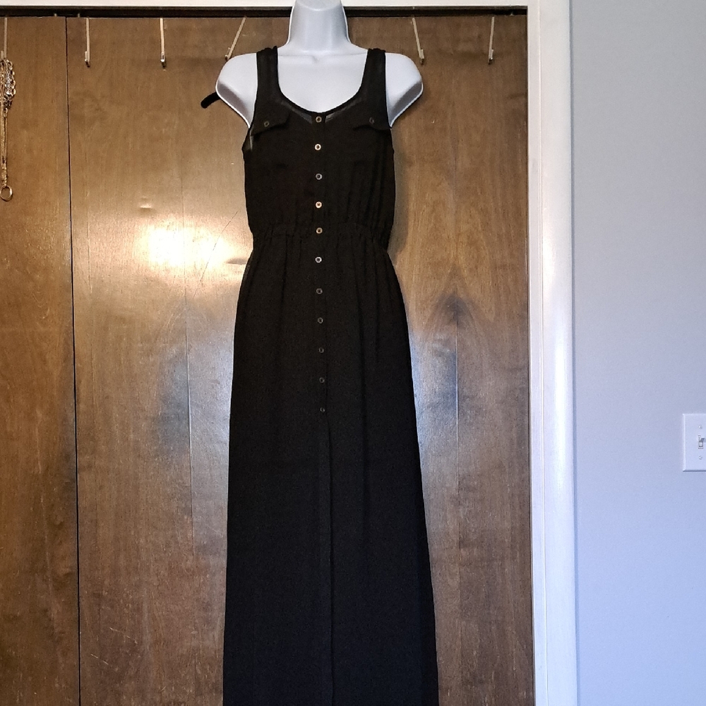 Sheer Black Maxi Dress